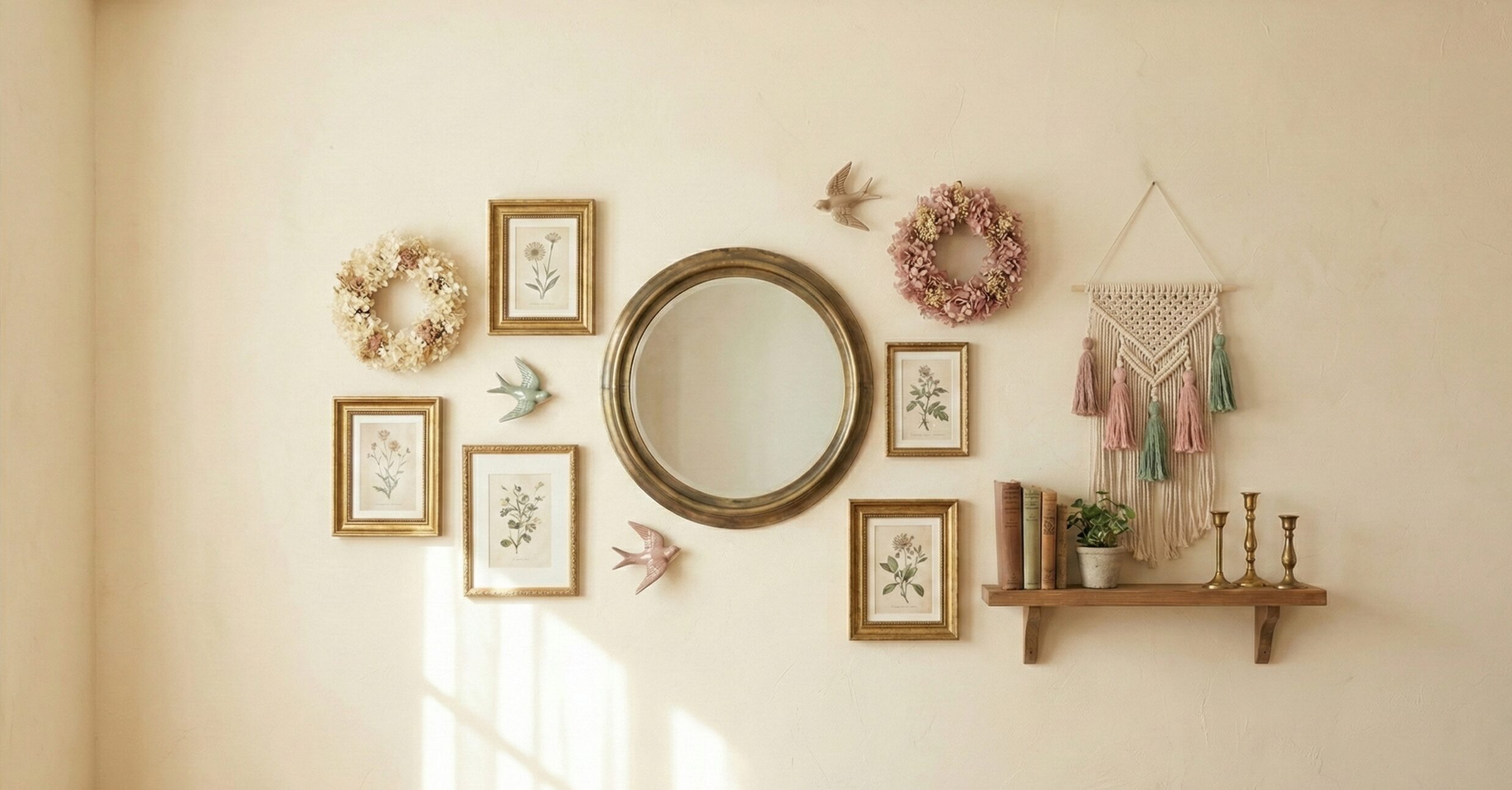 ダサ見えしない！100均アイテムで「大人可愛い壁デコ」術